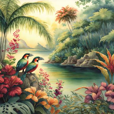 VANDALA Tropical Summer B250 x H200 cm