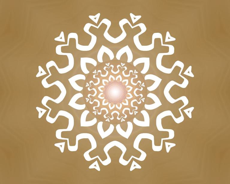 VANDALA Aap Sahai Hoa Beige-Weiß B250 x H200 cm